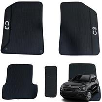 Jogo de Tapete Para Citroen C3 Kit Automotivo 2023 2024 2025 2026 Borracha 5 peças Jogo de Tapete Para Citroen C3 Kit Automotivo 2023 2024 2025 2026 Borracha 5 peças