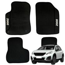 Jogo de Tapete Para Peugeot 2008 Kit Automotivo 2015 2016 2017 2018 2019 2020 2021 2022 4 peças