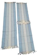 Jogo De Tapete Passadeira 3 Peças Tear 100% Algodão