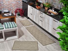 Jogo De Tapete Passadeira Cozinha Antiderrapante Sisal 1,50m