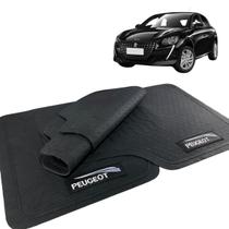 Jogo de Tapete Peugeot 208 2018 a 2022 Borracha Com Logo Jogo de Tapete Peugeot 208 2018 a 2022 Borracha Com Logo