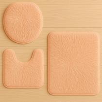 Jogo de Tapete Piso Para Banheiro Luxo 3 Peças Antiderrapante Soft Elegância para o Seu Banheiro!