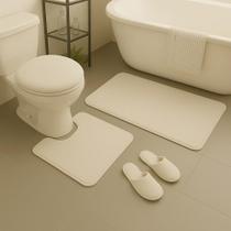Jogo de Tapete Piso Para Banheiro Luxo 3 Peças Antiderrapante Soft Elegância para o Seu Banheiro!