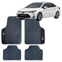 Jogo de Tapete Universal Borracha Automotivo Bordado para Carros Linha TOYOTA Jogo de Tapete Universal Borracha Automotivo Bordado para Carros Linha TOYOTA