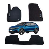 Jogo De Tapete Volkswagen Nivus Anos 2020 À 2025 Descanso Pé Impermeável Borracha