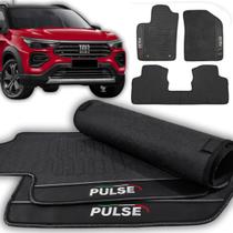 Jogo de Tapetes Automotivos para Pulse 2022 2023 24 2025 03 peças Emborrachados Traseiro Inteiriço