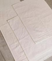 Jogo De Tapetes Comfy cru 3 Peças