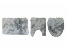 Jogo de Tapetes para Banheiro Congo Mix - Niazitex 3 Peças