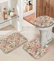 Jogo De Tapetes Para Banheiro Wevans Verde