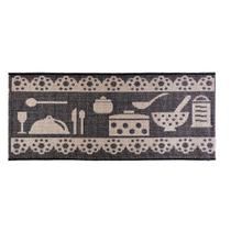 Jogo de Tapetes para Cozinha Eco 2 Peças Pans Chumbo - Têxti - Têxtil J. Serrano Jogo de Tapetes para Cozinha Eco 2 Peças Pans Chumbo - Têxti - Têxtil J. Serrano