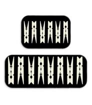 Jogo De Tapetes Para Lavanderia Wevans Preto