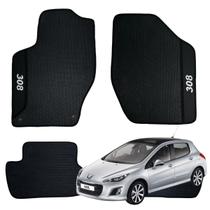 Jogo de Tapetes Para Peugeot 308 Kit Automotivo 2012 2013 2014 2015 2016 2017 2018 2019 Sob Medida
