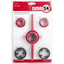 Jogo de Tarraxa P/ Canos PVC 1/2" a 1" BSP 3559001120 Nove54 Unica