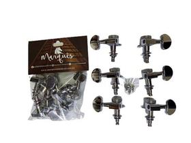 Jogo De Tarraxa Para Violao Guitarra Com Trava 3+3