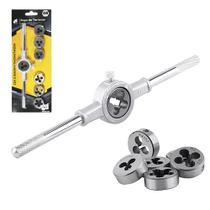 Jogo de tarraxas com vira macho m3/m4/m5/m6/m8/m10 e m12 8 pecas