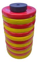 Jogo De Tejo Bocha Achatada Bocha Argentina Amarelo Vermelho Jogo De Tejo Bocha Achatada Bocha Argentina Amarelo Vermelho