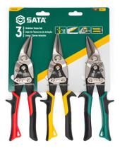 Jogo De Tesoura Aviação 10 3 Peças St93105g Sata