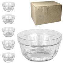 Jogo De Tigela De Vidro Redonda Para Sobremesa Jade Com 6 Peças 220ml 9,5cm De Ø - ORIGINAL LINE