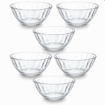 Jogo De Tigelas Bowl E Colheres Inox Kit 6 Peças Para Sobremesa