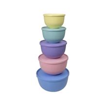 Jogo De Tigelas Com Tampa Santiago Potes Dup - 5 Peças Jogo De Tigelas Com Tampa Santiago Potes Dup - 5 Peças