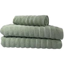 Jogo de Toalha 3 peças Jacquard Wave 100% Algodão Jogo de Toalha 3 peças Jacquard Wave 100% Algodão