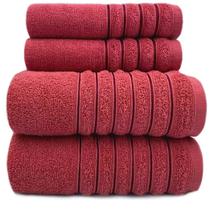 Jogo de Toalha 4 peças Orfeu 100% Algodão