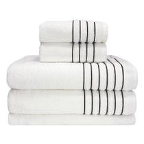 Jogo de toalha 5 peças Jogo de banho 100% algodão kit de Toalha Banhão gramatura 500 marca Casa da T
