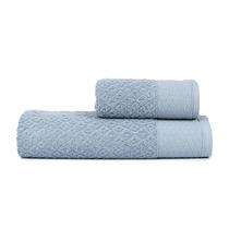 Jogo De Toalha Atlântica Capri 2 Peças Azul Encantado Jogo De Toalha Atlântica Capri 2 Peças Azul Encantado