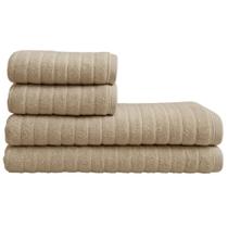 Jogo de Toalha Banhão 4 Peças 100 Algodão Grossa Felpuda Super Macia Excelente Absorção Olinda Wave Jogo de Toalha Banhão 4 Peças 100 Algodão Grossa Felpuda Super Macia Excelente Absorção Olinda Wave