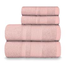 Jogo De Toalha Banhão Master 100% Algodão 4 Peças Gramatura 550 Rosa Cravo Jogo De Toalha Banhão Master 100% Algodão 4 Peças Gramatura 550 Rosa Cravo