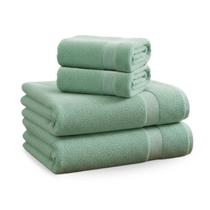 Jogo de Toalha Banho e Rosto Ícone Nanosoft Camesa Fio Penteado 4 Peças