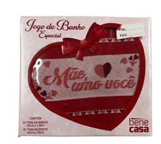 Jogo de Toalha Banho e Rosto Presente Dias Das Mães Bene Casa