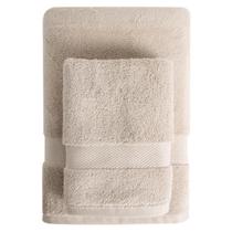 Jogo de Toalha Banho e Rosto Super Soft Bege - Corttex Jogo de Toalha Banho e Rosto Super Soft Bege - Corttex