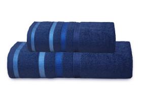 Jogo De Toalha Banho rosto Teka Premium 2 Pçs Fio Penteado