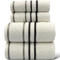 Jogo de Toalha Branca 04 Peças - Porti Maxx - (02 Banho + 02 Rosto) - LMpeter Jogo de Toalha Branca 04 Peças - Porti Maxx - (02 Banho + 02 Rosto) - LMpeter
