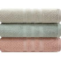 Jogo de Toalha Buddemeyer Vanilla Extra Soft 100% Algodão 3 peças Banho