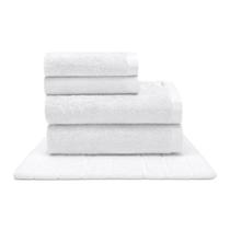 Jogo de Toalha Buettner Murano 5 Peças Algodão Egípcio Nobre Branco