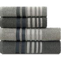 Jogo de toalha Camesa Premium 4 peças Ultra Macia Alta absorção
