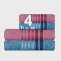 Jogo de toalha Camesa Premium 4 peças Ultra Macia Alta absorção