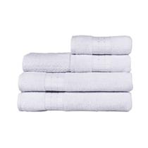 Jogo de Toalha Completo 5 Pçs de Banho, Rosto e Piso Class Branco Jogo de Toalha Completo 5 Pçs de Banho, Rosto e Piso Class Branco