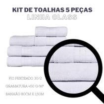 Jogo de Toalha Completo 5 Pçs de Banho, Rosto e Piso Class Nude 800CLASS003 Jogo de Toalha Completo 5 Pçs de Banho, Rosto e Piso Class Nude 800CLASS003