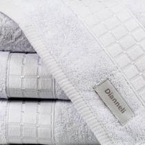 Jogo de Toalha Completo 5 Pçs de Banho/Rosto/Piso Class Branco 100 Algodão gramatura 450 g/m2