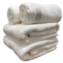 Jogo De Toalha de Banho e Rosto Buddemeyer Fio Penteado Canelado 4pçs Macio