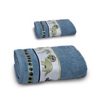 Jogo de Toalha de Banho Infantil Soft Kids 100% Algodão + Rosto Lavabo Appel