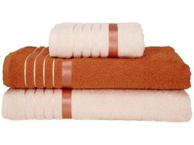 Jogo de toalha de banho karsten otto salmão e canion