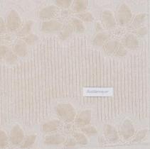 Jogo De Toalha De Banho + Rosto Buddemeyer Lollipop Jacquard 100% Algodão 2 Peças -Bege