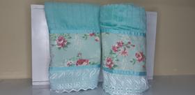 Jogo de toalha decorada