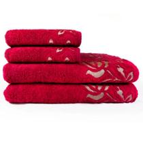 Jogo De Toalha Guadalupe (02 Banho + 02 Rosto) Sangria