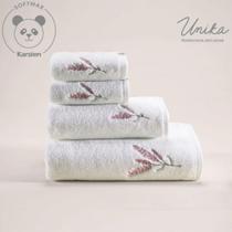 Jogo de Toalha Karsten 4 peças Arabella Banho Rosto Lavabo Visita Unika Softmax