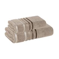 Jogo de Toalha Karsten Lumina Banho e Rosto Fio Penteado 500g/m²